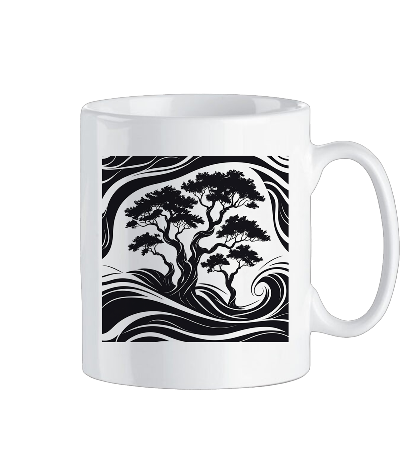 mug forest Black Forest mug με εκφραστικό και κομψό σχέδιο, - Image 1