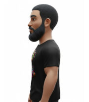 My Monkey t-shirt Μαύρο - Image 4