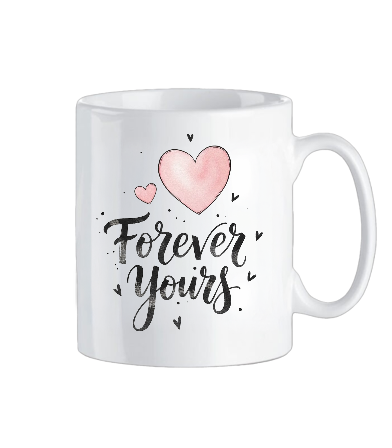 FOREVER YOURS Forever Yours mug με ρομαντικό μήνυμα, - Image 1