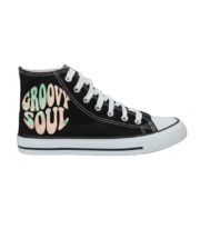 Υφασμάτινα sneakers με groovy soul στάμπα, ρυθμό, στυλ και καθημερινή άνεση. - Image 2
