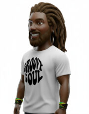 Groovy Soul t-shirt Λευκό - Image 2