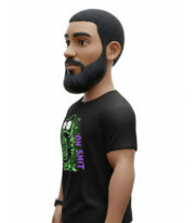 Oh Shit t-shirt Μαύρο - Image 3