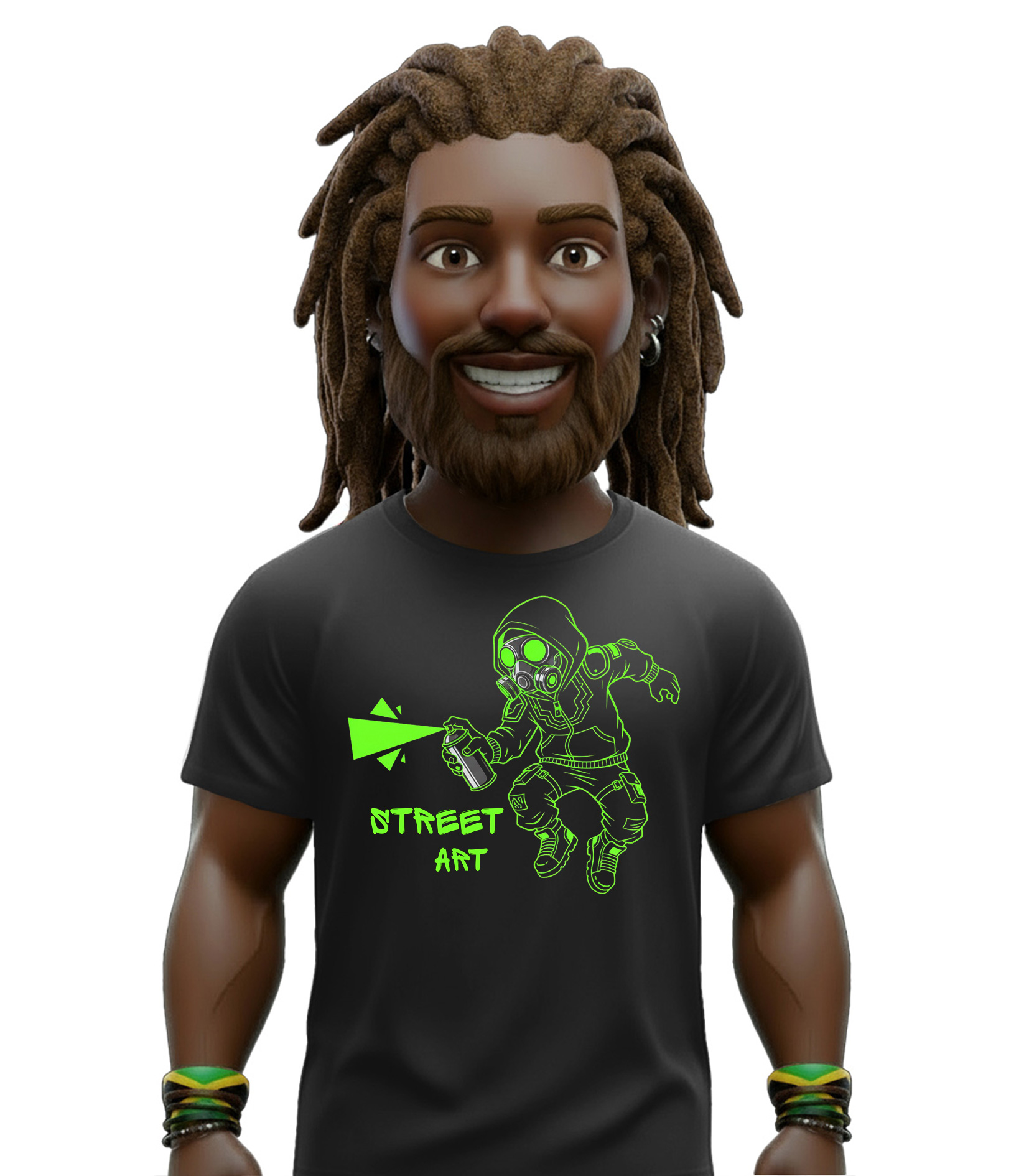 Graffiti street-art Graffiti t-shirt μαύρο street art