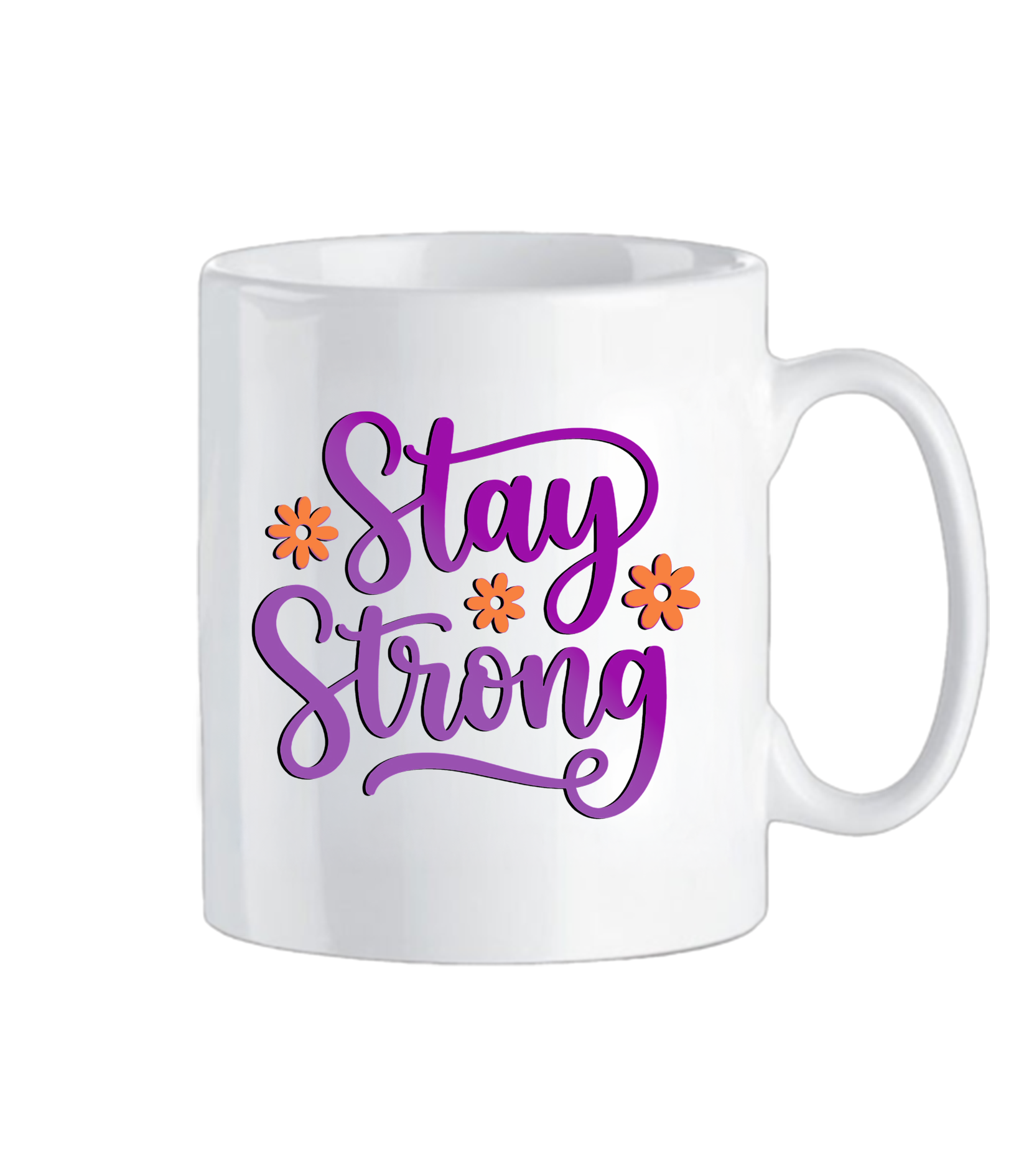 stay strong Stay Strong mug με μήνυμα αισιοδοξίας και θετικής ενέργειας, - Image 1